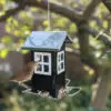 GROUW I Vogelfutterhäuschen, Vogelfutterstation für Wildvögel zum aufhängen